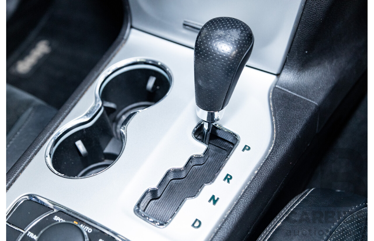 01/2013 Jeep Grand Cherokee SRT 8 Vapour Edition (AWD) WK MY13 4D Wagon Brilliant Black V8 6.4L