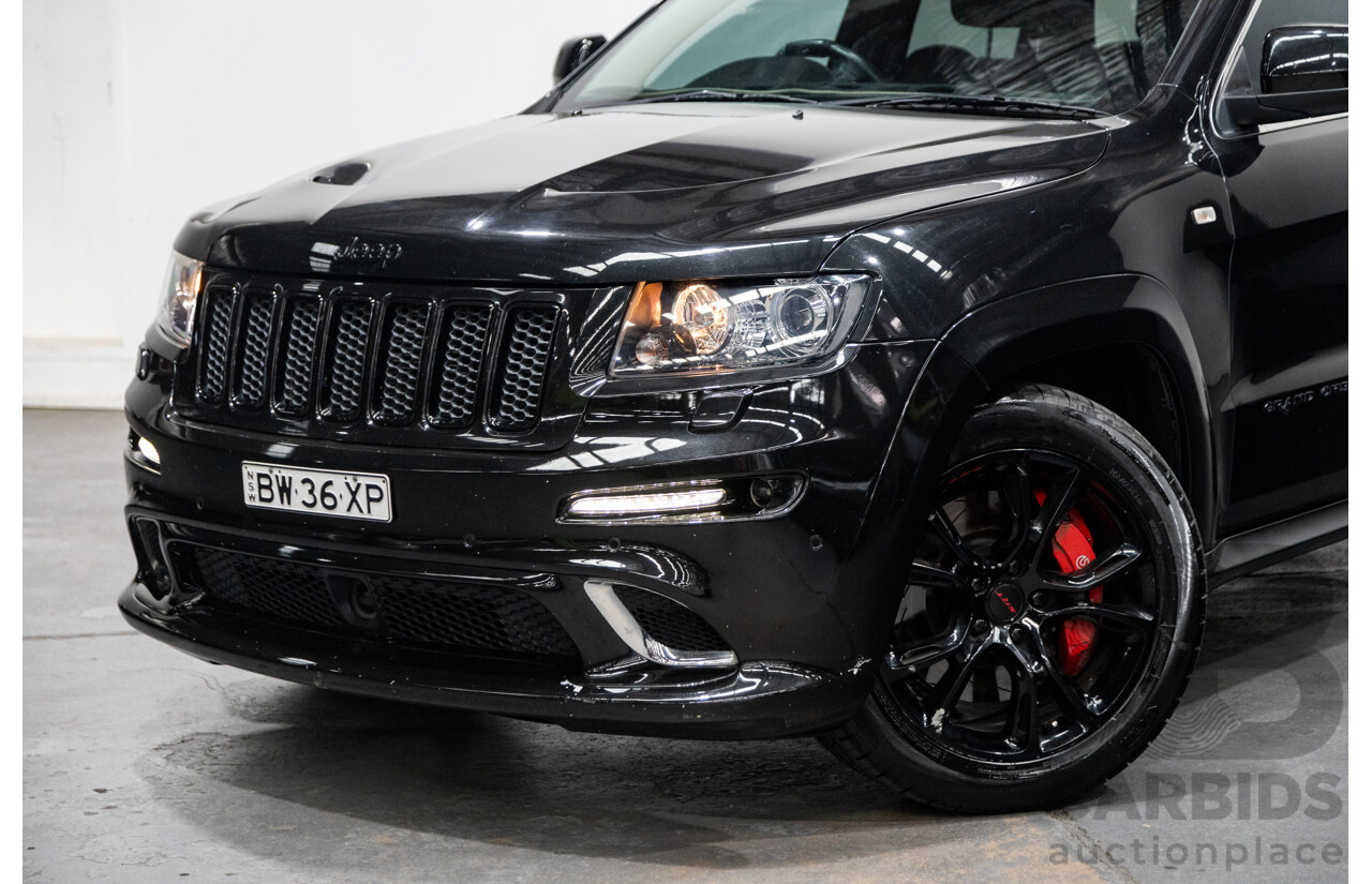01/2013 Jeep Grand Cherokee SRT 8 Vapour Edition (AWD) WK MY13 4D Wagon Brilliant Black V8 6.4L