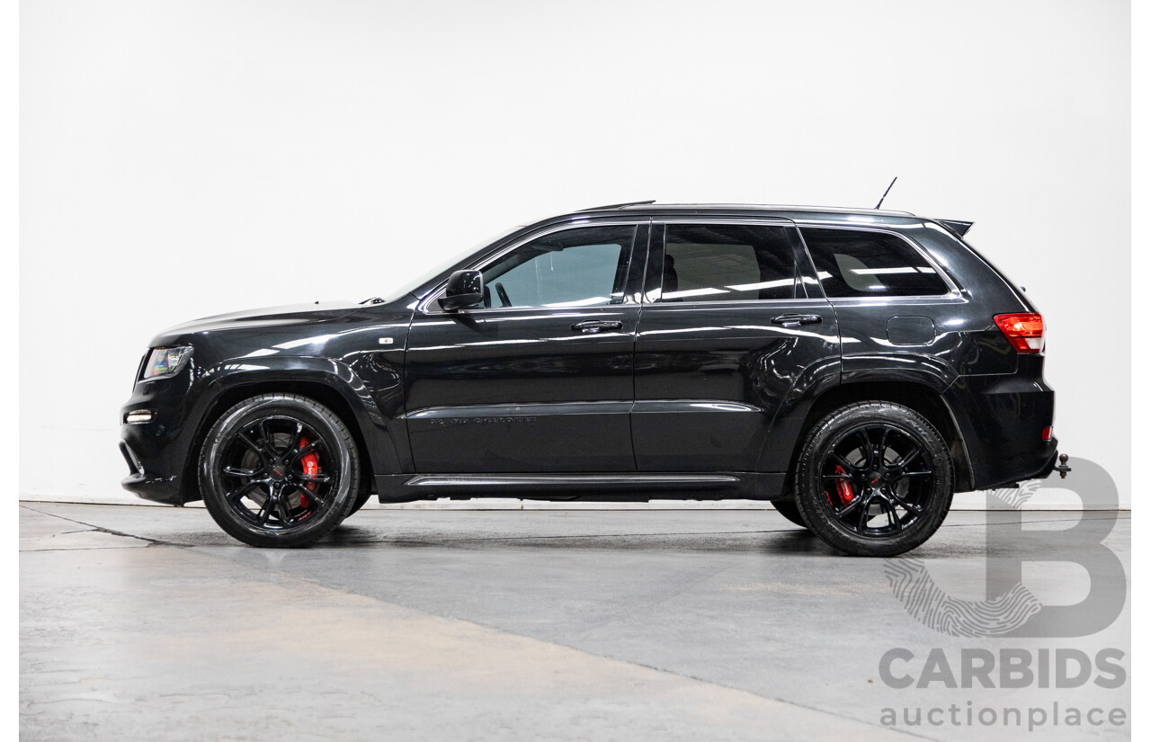 01/2013 Jeep Grand Cherokee SRT 8 Vapour Edition (AWD) WK MY13 4D Wagon Brilliant Black V8 6.4L