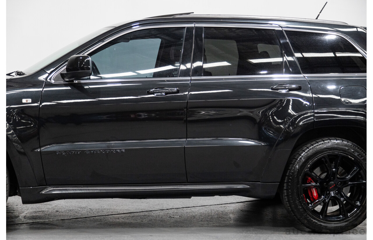 01/2013 Jeep Grand Cherokee SRT 8 Vapour Edition (AWD) WK MY13 4D Wagon Brilliant Black V8 6.4L