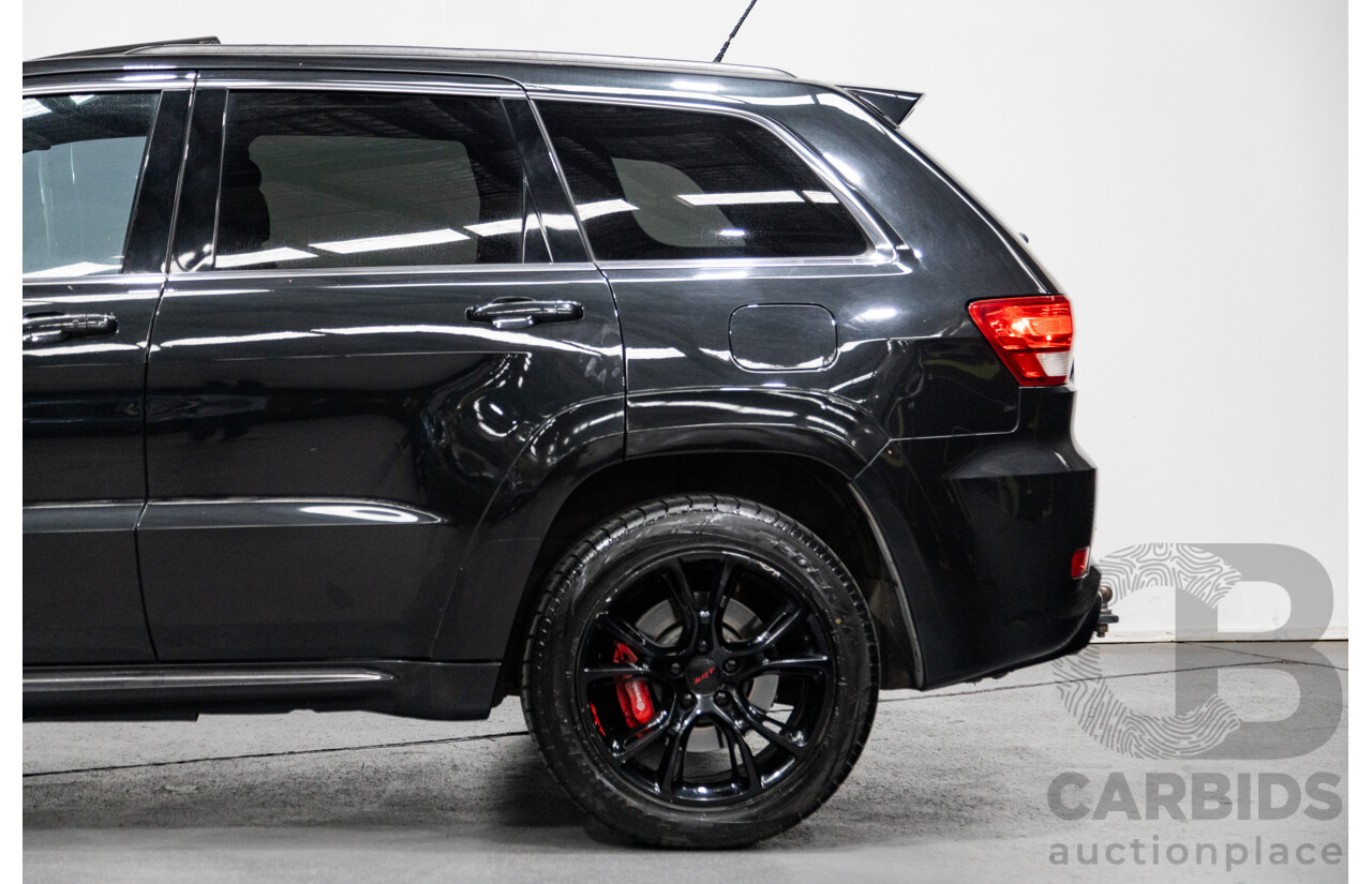 01/2013 Jeep Grand Cherokee SRT 8 Vapour Edition (AWD) WK MY13 4D Wagon Brilliant Black V8 6.4L