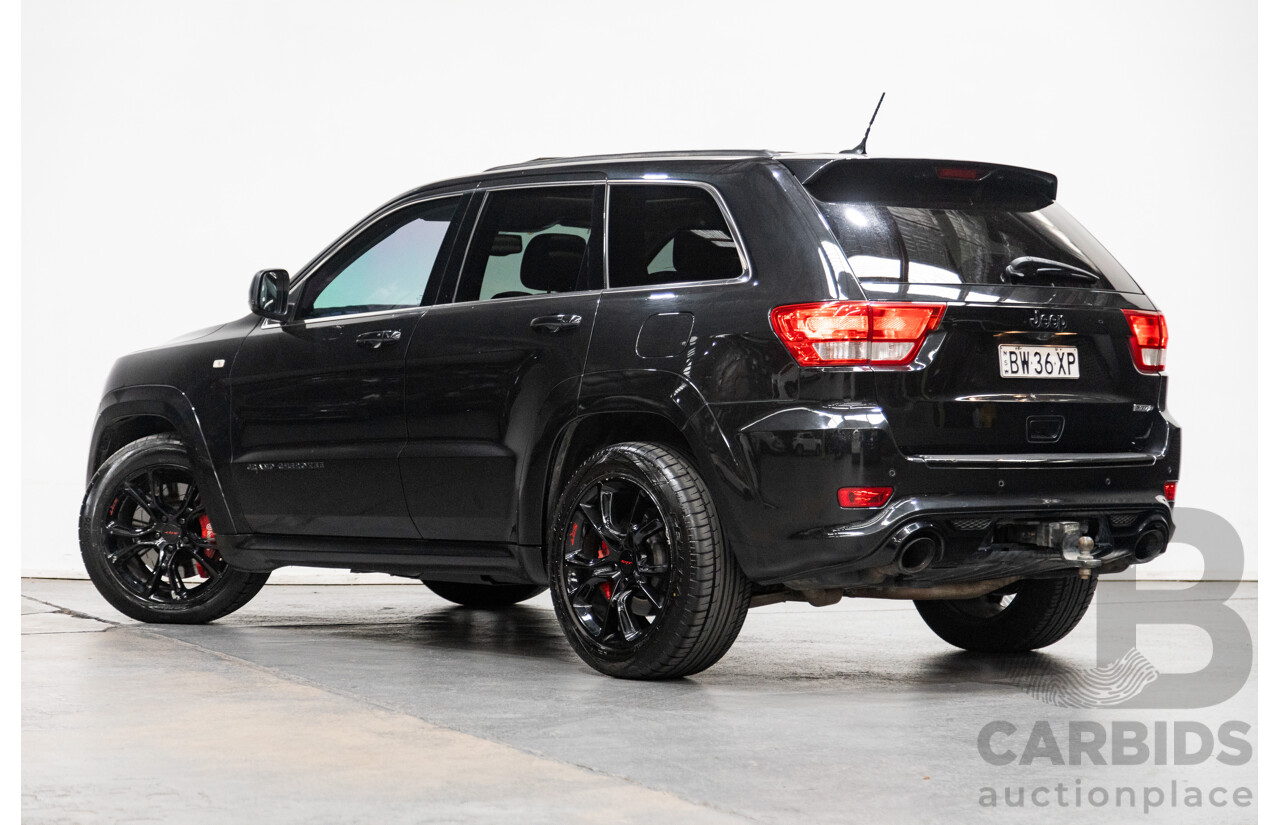 01/2013 Jeep Grand Cherokee SRT 8 Vapour Edition (AWD) WK MY13 4D Wagon Brilliant Black V8 6.4L