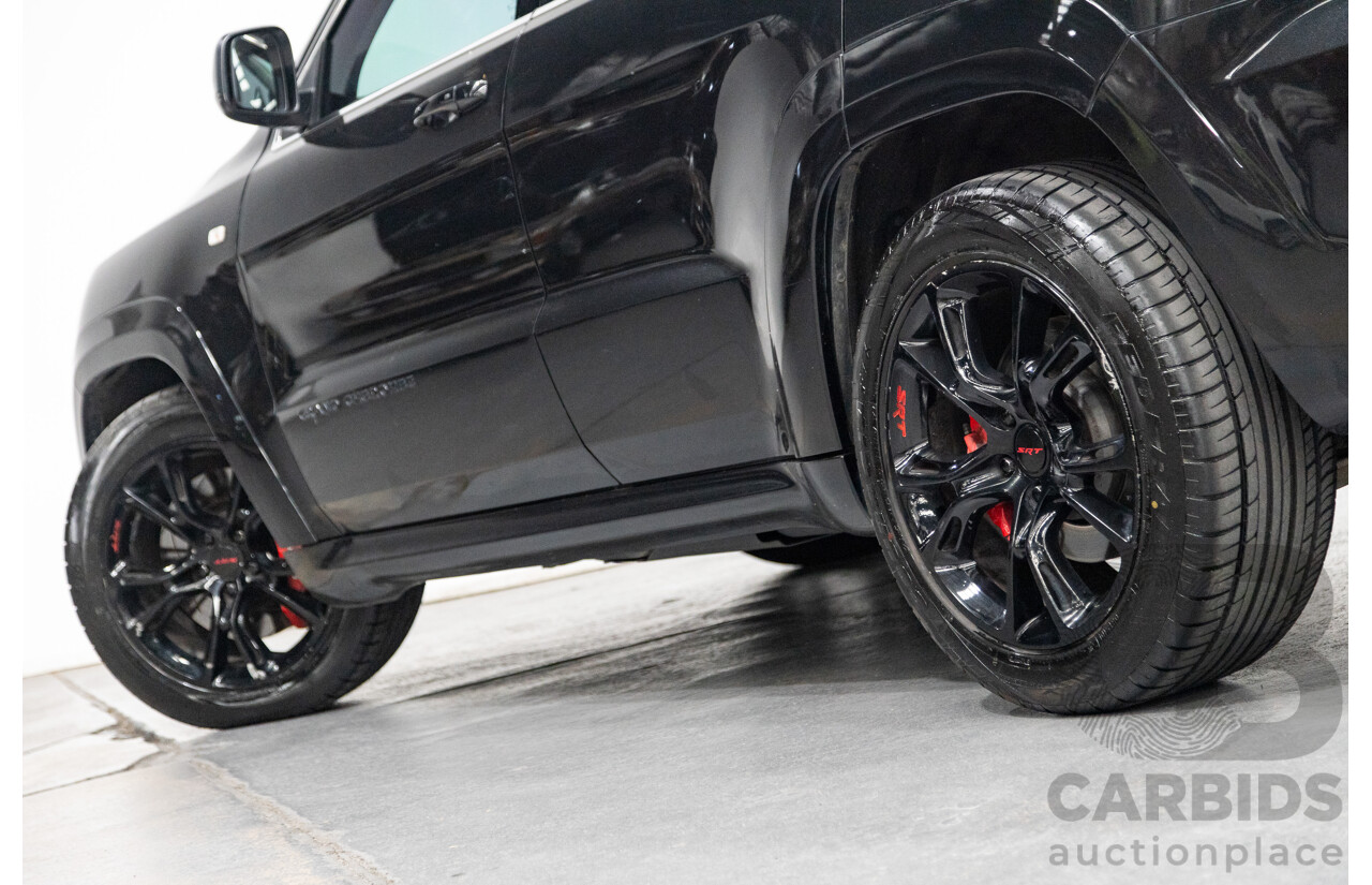 01/2013 Jeep Grand Cherokee SRT 8 Vapour Edition (AWD) WK MY13 4D Wagon Brilliant Black V8 6.4L