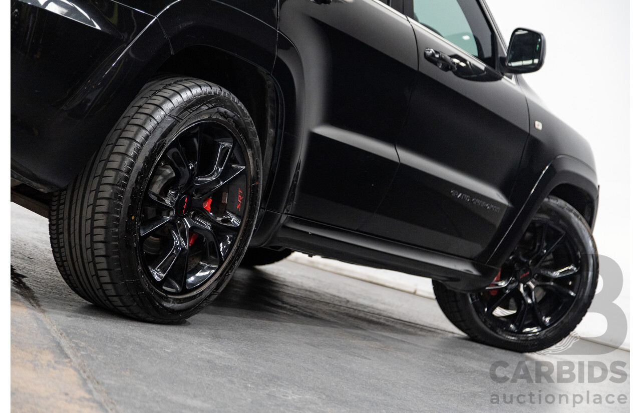 01/2013 Jeep Grand Cherokee SRT 8 Vapour Edition (AWD) WK MY13 4D Wagon Brilliant Black V8 6.4L