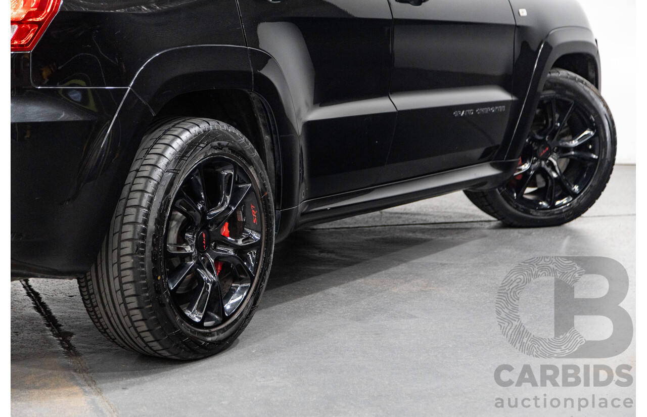 01/2013 Jeep Grand Cherokee SRT 8 Vapour Edition (AWD) WK MY13 4D Wagon Brilliant Black V8 6.4L