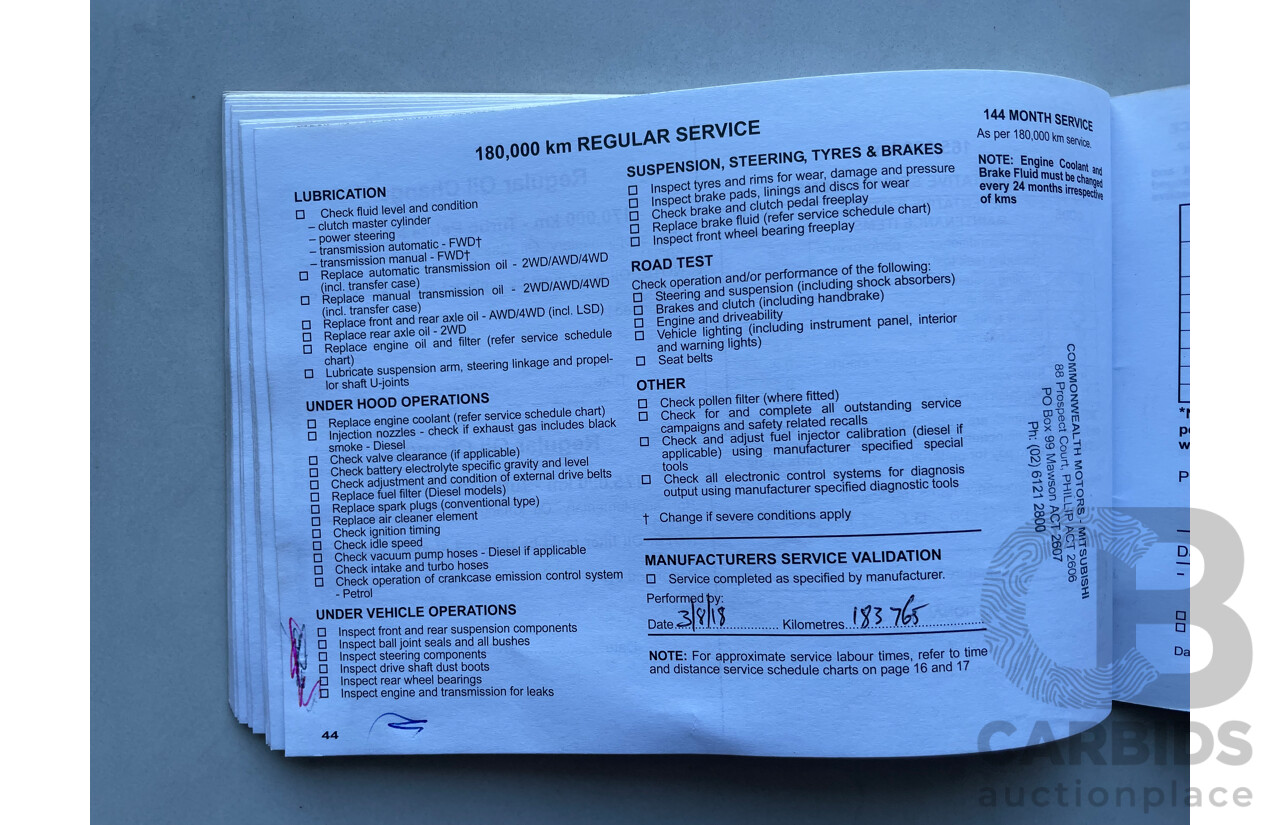 08/2007 Mitsubishi Outlander XLS 4x4 ZG 4D Wagon Silver Or Chrome 2.4L