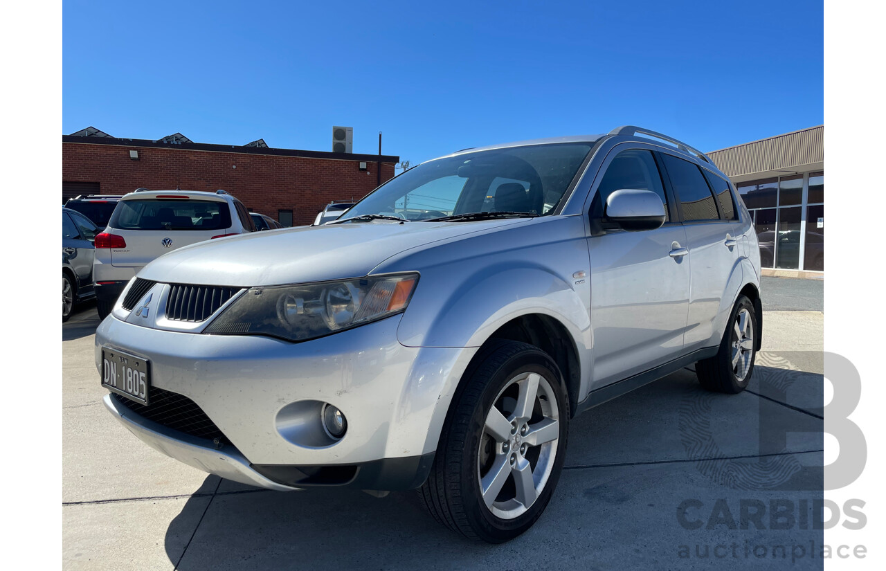 08/2007 Mitsubishi Outlander XLS 4x4 ZG 4D Wagon Silver Or Chrome 2.4L