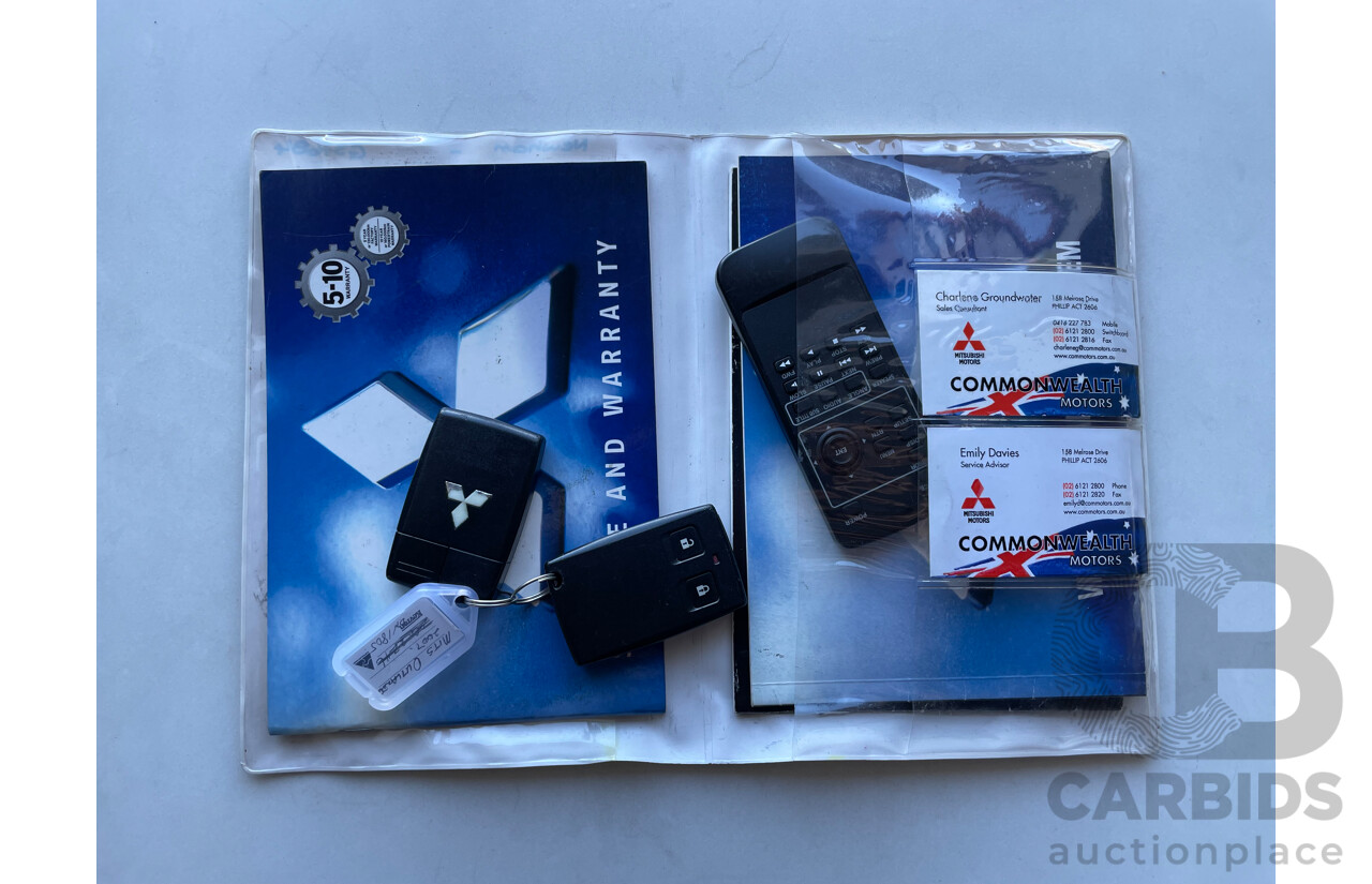 08/2007 Mitsubishi Outlander XLS 4x4 ZG 4D Wagon Silver Or Chrome 2.4L