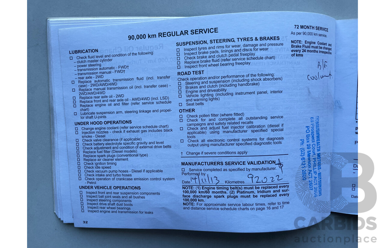 08/2007 Mitsubishi Outlander XLS 4x4 ZG 4D Wagon Silver Or Chrome 2.4L