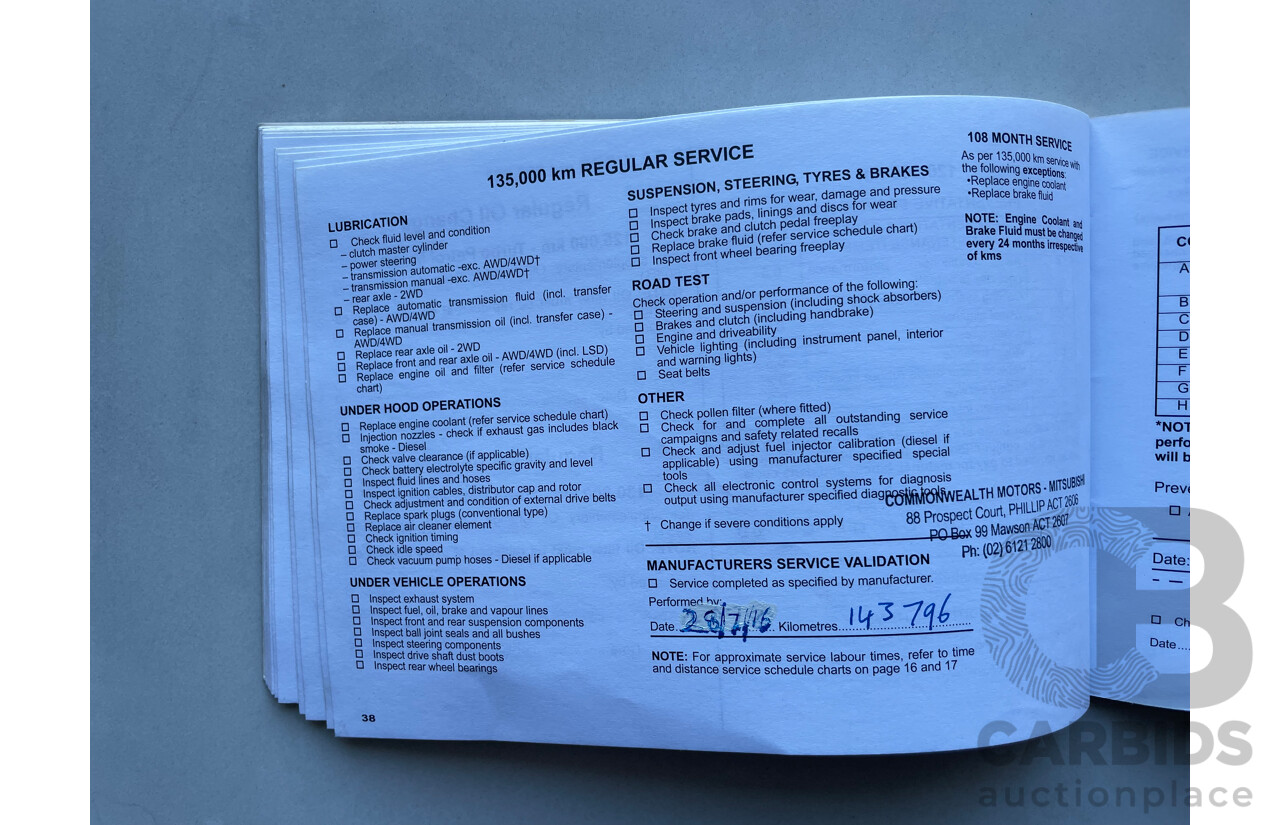 08/2007 Mitsubishi Outlander XLS 4x4 ZG 4D Wagon Silver Or Chrome 2.4L