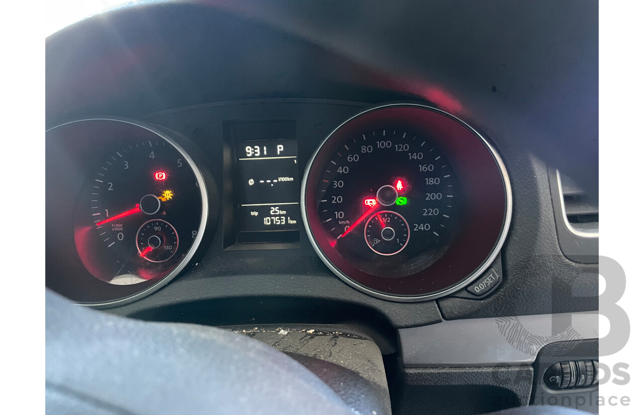 03/2012 Volkswagen Golf 77 TSI FWD 1K MY12 5D Hatchback White 1.2L