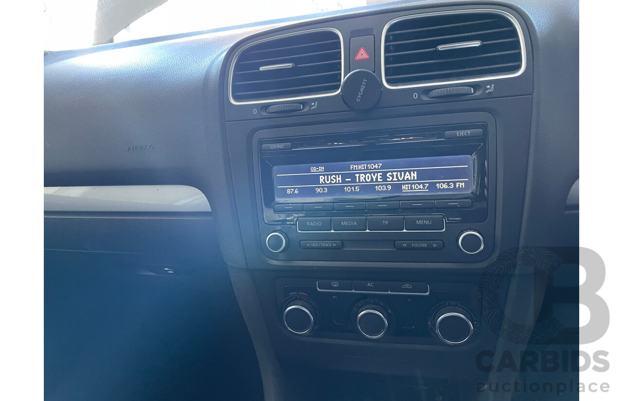 03/2012 Volkswagen Golf 77 TSI FWD 1K MY12 5D Hatchback White 1.2L