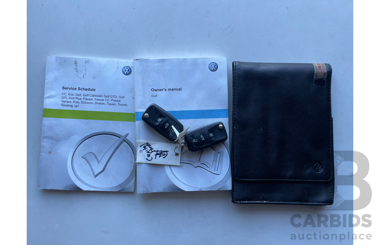 03/2012 Volkswagen Golf 77 TSI FWD 1K MY12 5D Hatchback White 1.2L