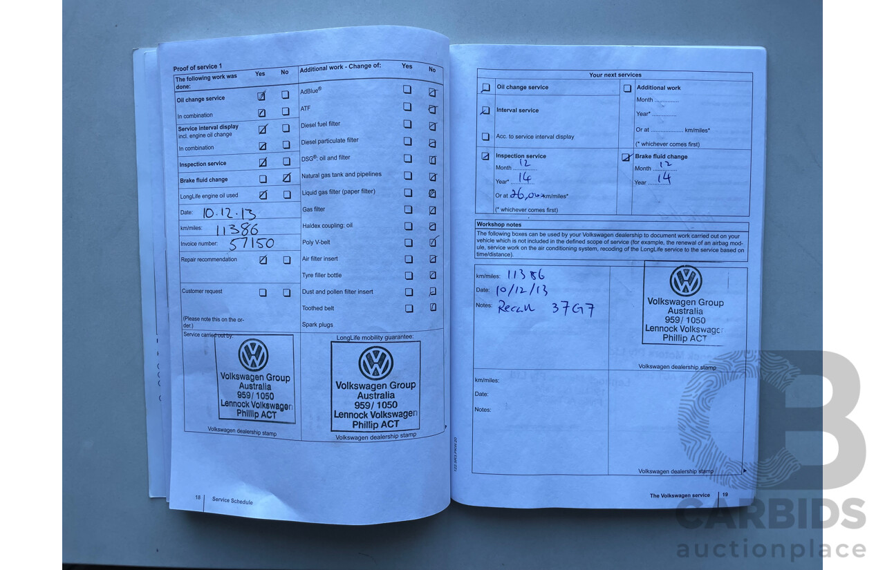 03/2012 Volkswagen Golf 77 TSI FWD 1K MY12 5D Hatchback White 1.2L