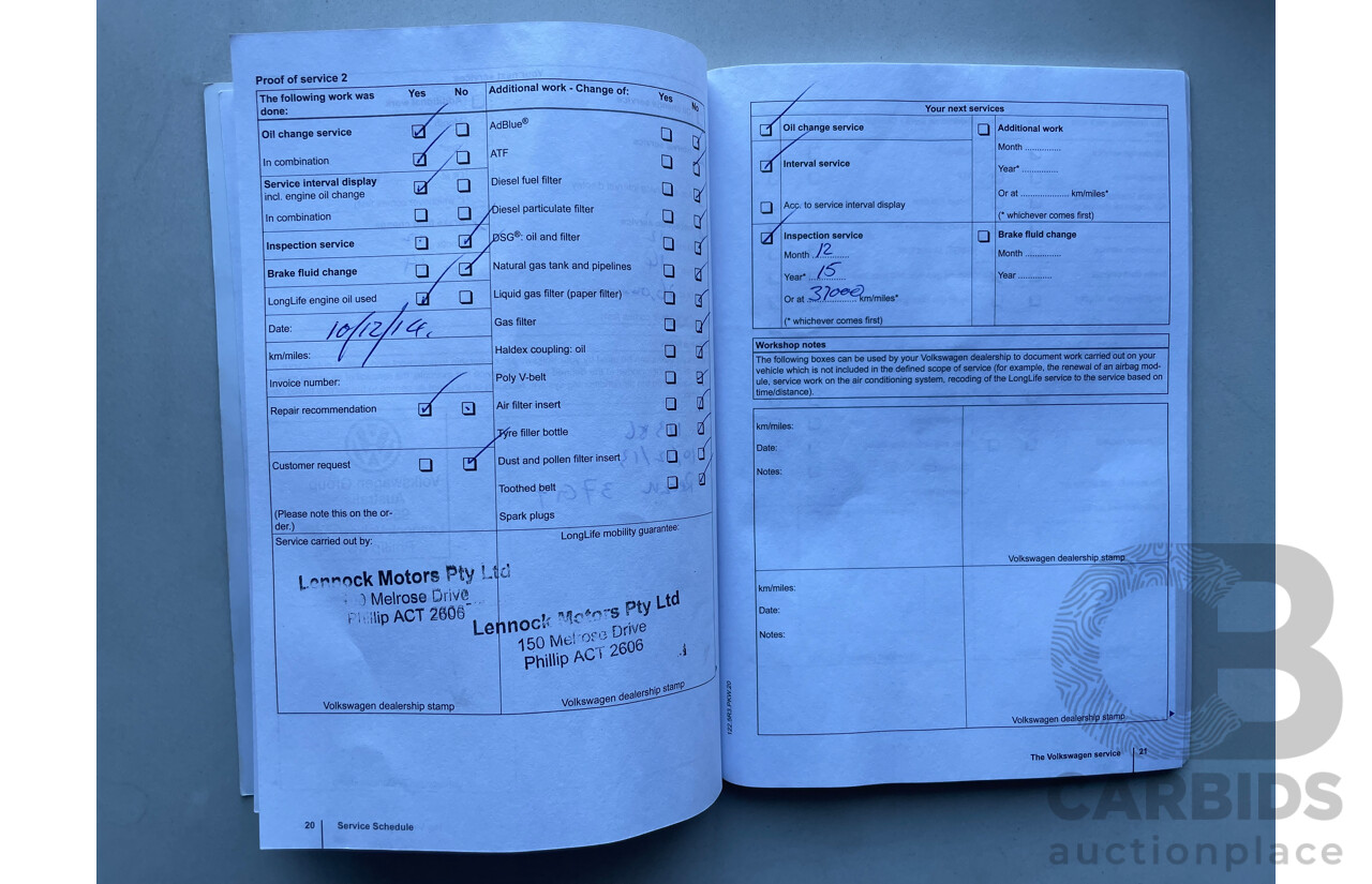 03/2012 Volkswagen Golf 77 TSI FWD 1K MY12 5D Hatchback White 1.2L