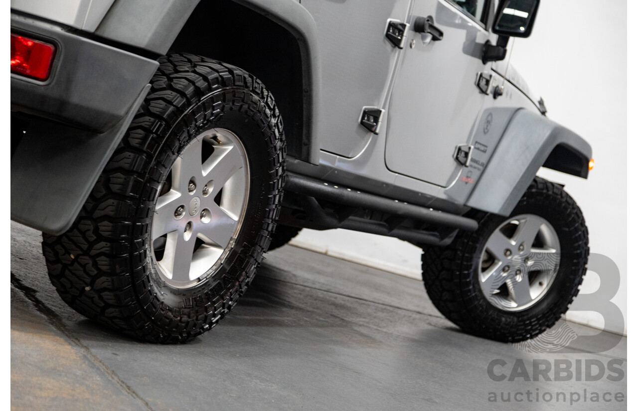 11/2010 Jeep Wrangler Unlimited Sport (4x4) JK MY09 4D Hardtop Convertible Silver V6 3.8L