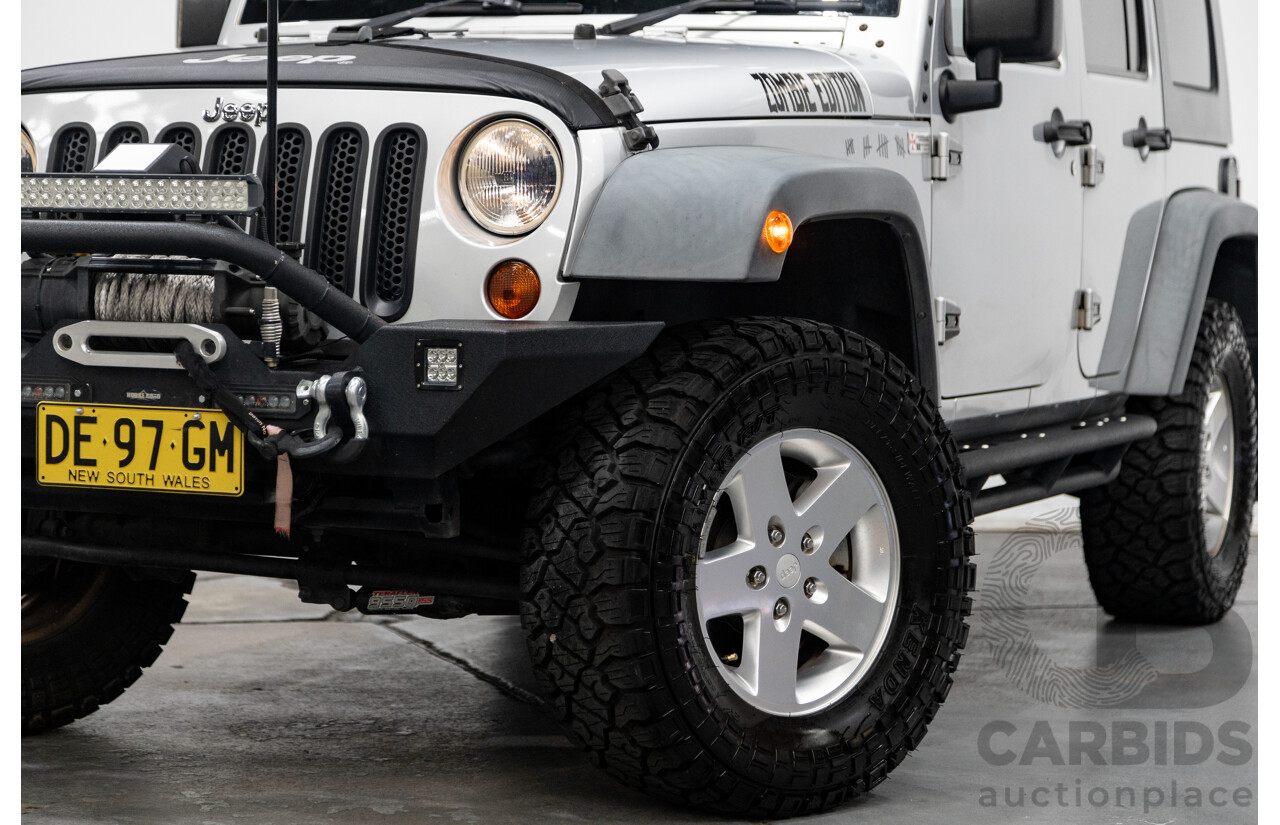 11/2010 Jeep Wrangler Unlimited Sport (4x4) JK MY09 4D Hardtop Convertible Silver V6 3.8L