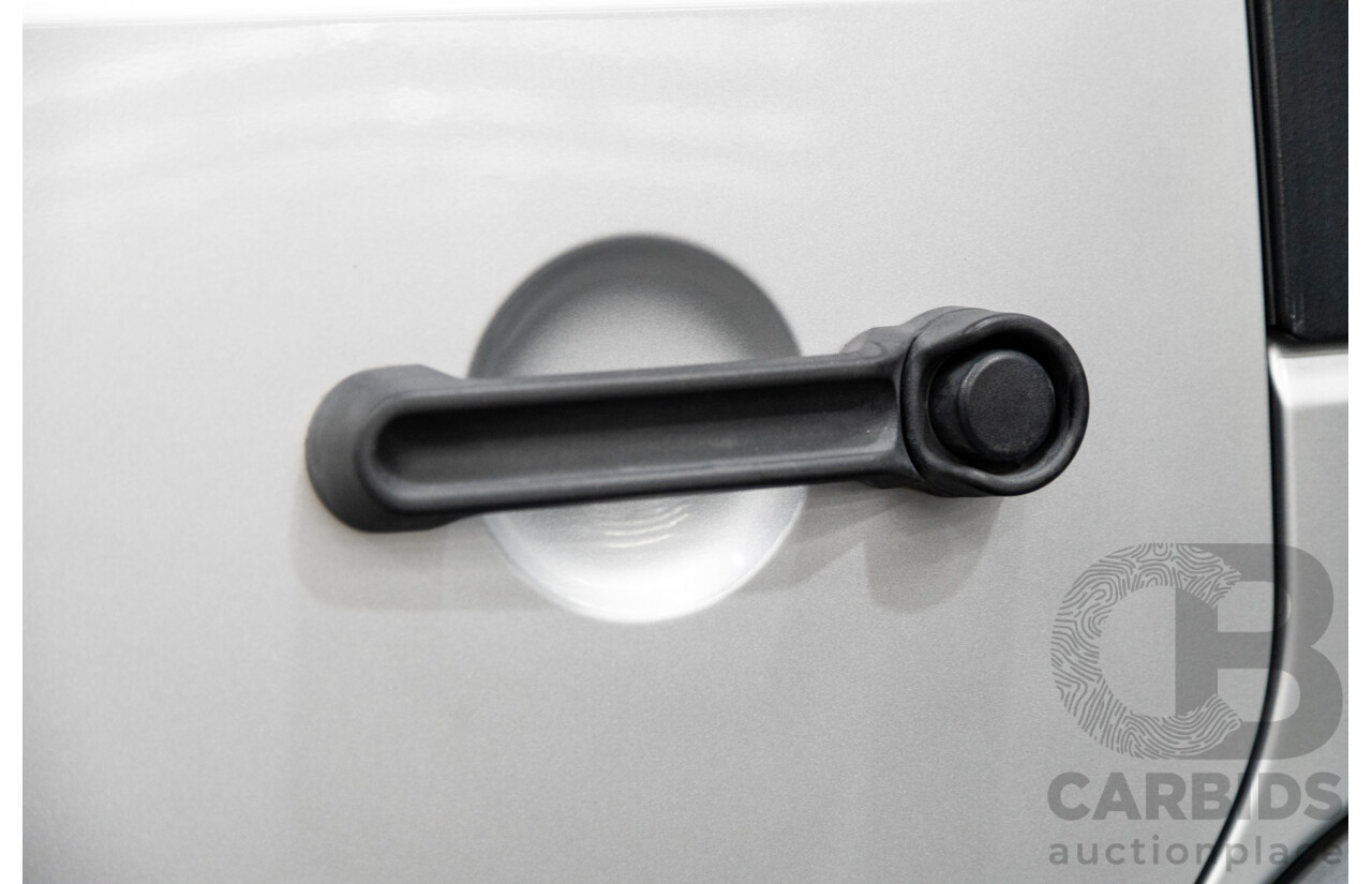 11/2010 Jeep Wrangler Unlimited Sport (4x4) JK MY09 4D Hardtop Convertible Silver V6 3.8L