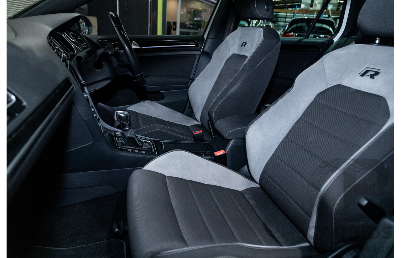 02/2015 Volkswagen Golf R (AWD) MK7 AU MY15 5D Hatchback White Turbo 2.0L