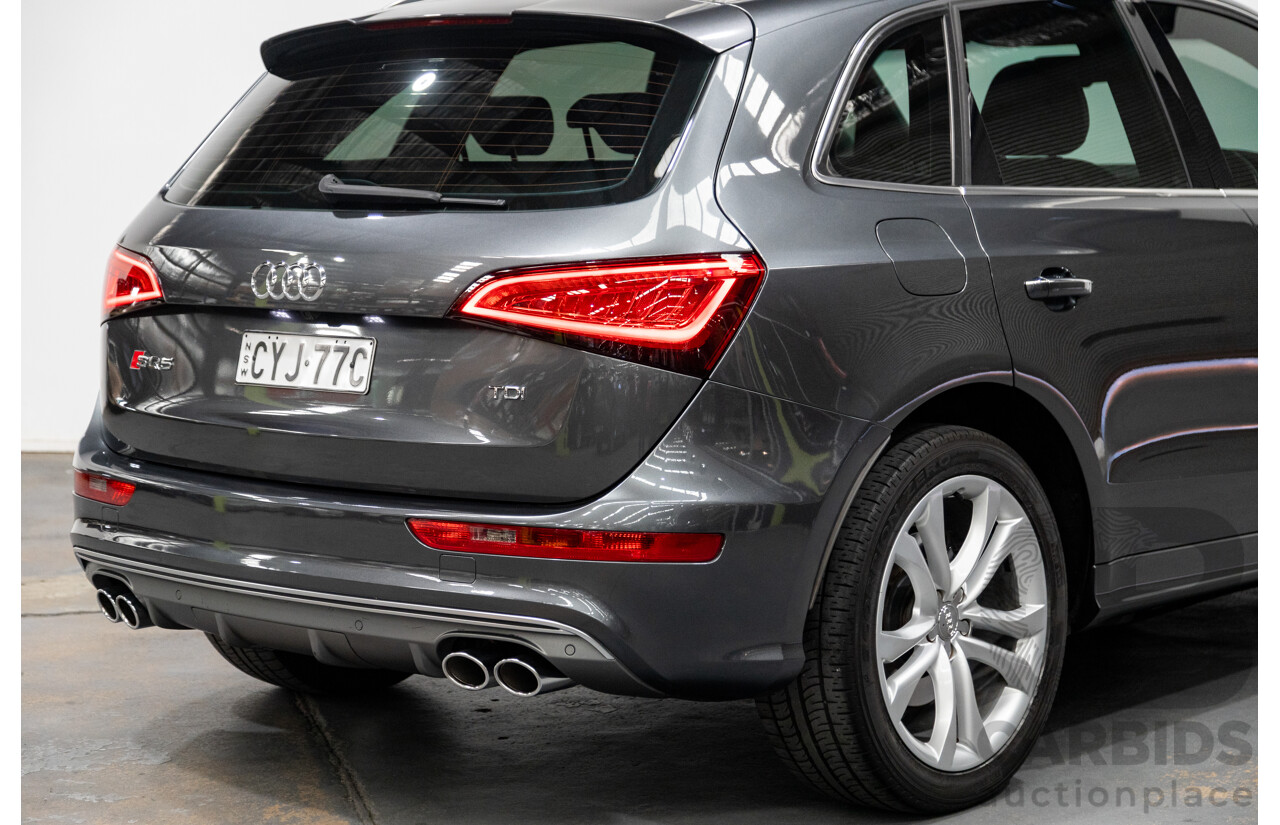 04/2015 Audi SQ5 3.0 TDI Quattro (AWD) 8R MY15 5D Wagon Metallic Grey Turbo Diesel V6 3.0L