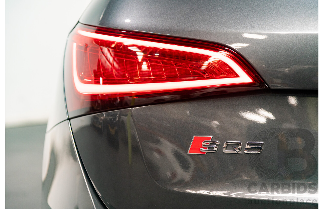 04/2015 Audi SQ5 3.0 TDI Quattro (AWD) 8R MY15 5D Wagon Metallic Grey Turbo Diesel V6 3.0L