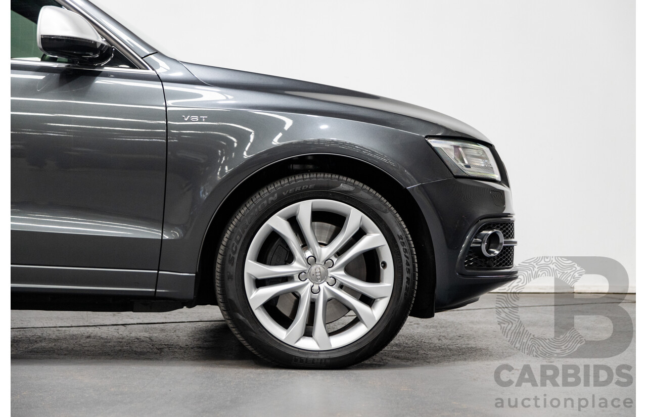 04/2015 Audi SQ5 3.0 TDI Quattro (AWD) 8R MY15 5D Wagon Metallic Grey Turbo Diesel V6 3.0L