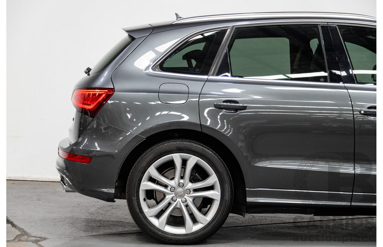 04/2015 Audi SQ5 3.0 TDI Quattro (AWD) 8R MY15 5D Wagon Metallic Grey Turbo Diesel V6 3.0L