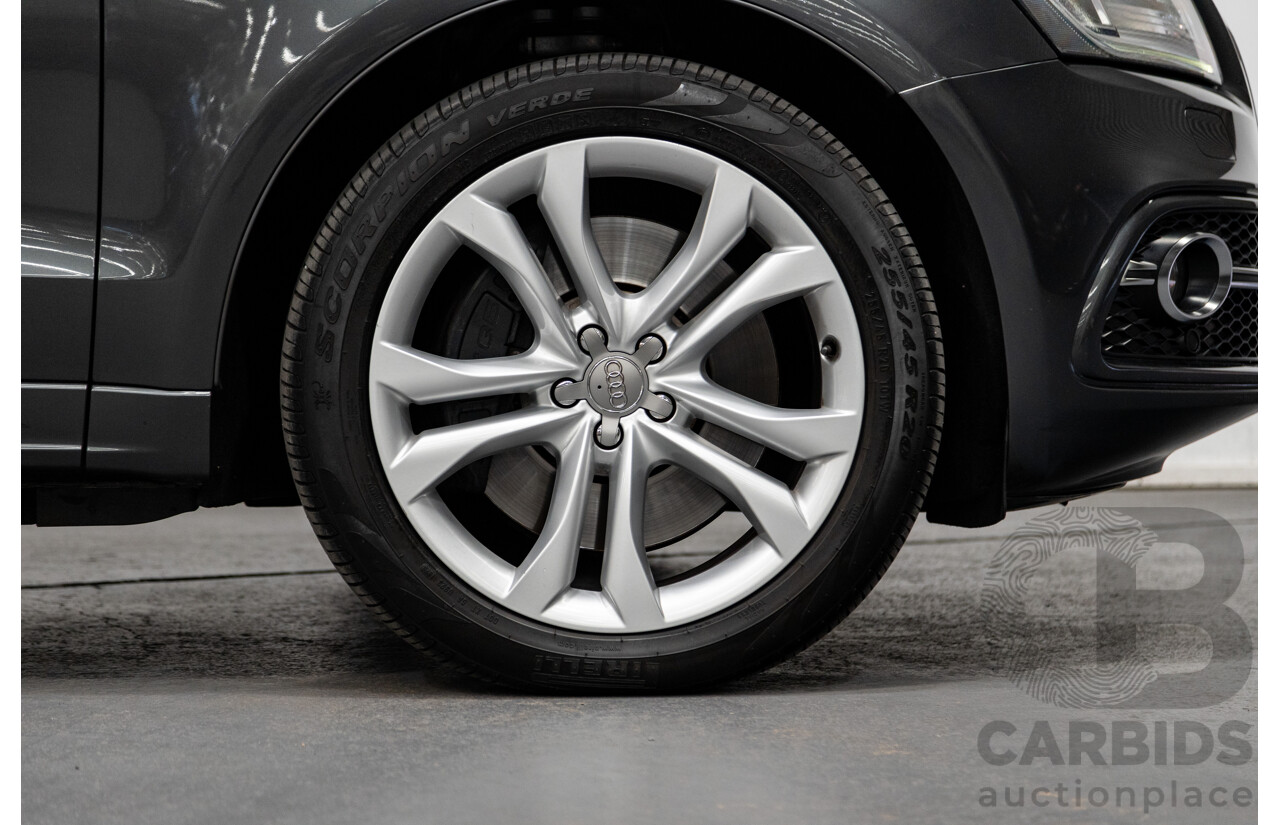 04/2015 Audi SQ5 3.0 TDI Quattro (AWD) 8R MY15 5D Wagon Metallic Grey Turbo Diesel V6 3.0L
