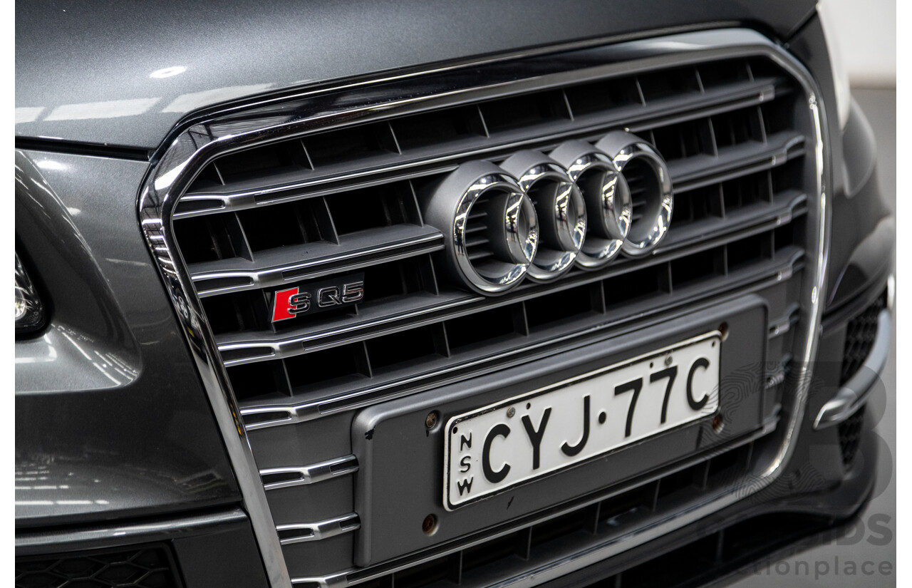 04/2015 Audi SQ5 3.0 TDI Quattro (AWD) 8R MY15 5D Wagon Metallic Grey Turbo Diesel V6 3.0L