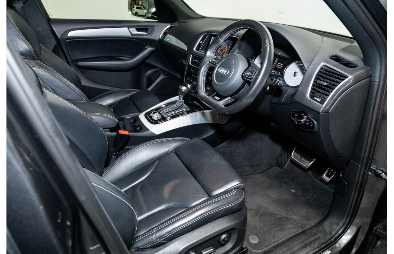 04/2015 Audi SQ5 3.0 TDI Quattro (AWD) 8R MY15 5D Wagon Metallic Grey Turbo Diesel V6 3.0L