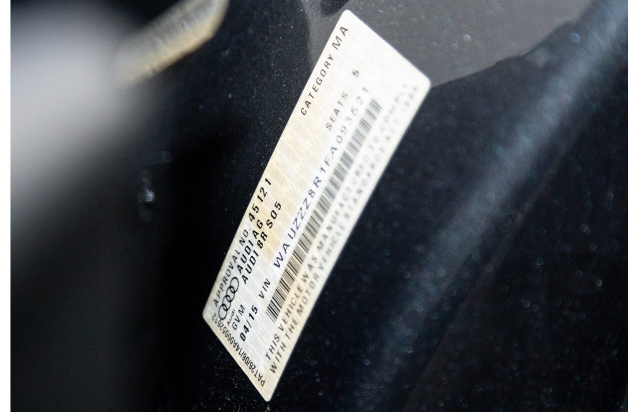 04/2015 Audi SQ5 3.0 TDI Quattro (AWD) 8R MY15 5D Wagon Metallic Grey Turbo Diesel V6 3.0L