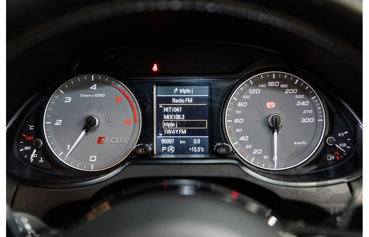 04/2015 Audi SQ5 3.0 TDI Quattro (AWD) 8R MY15 5D Wagon Metallic Grey Turbo Diesel V6 3.0L