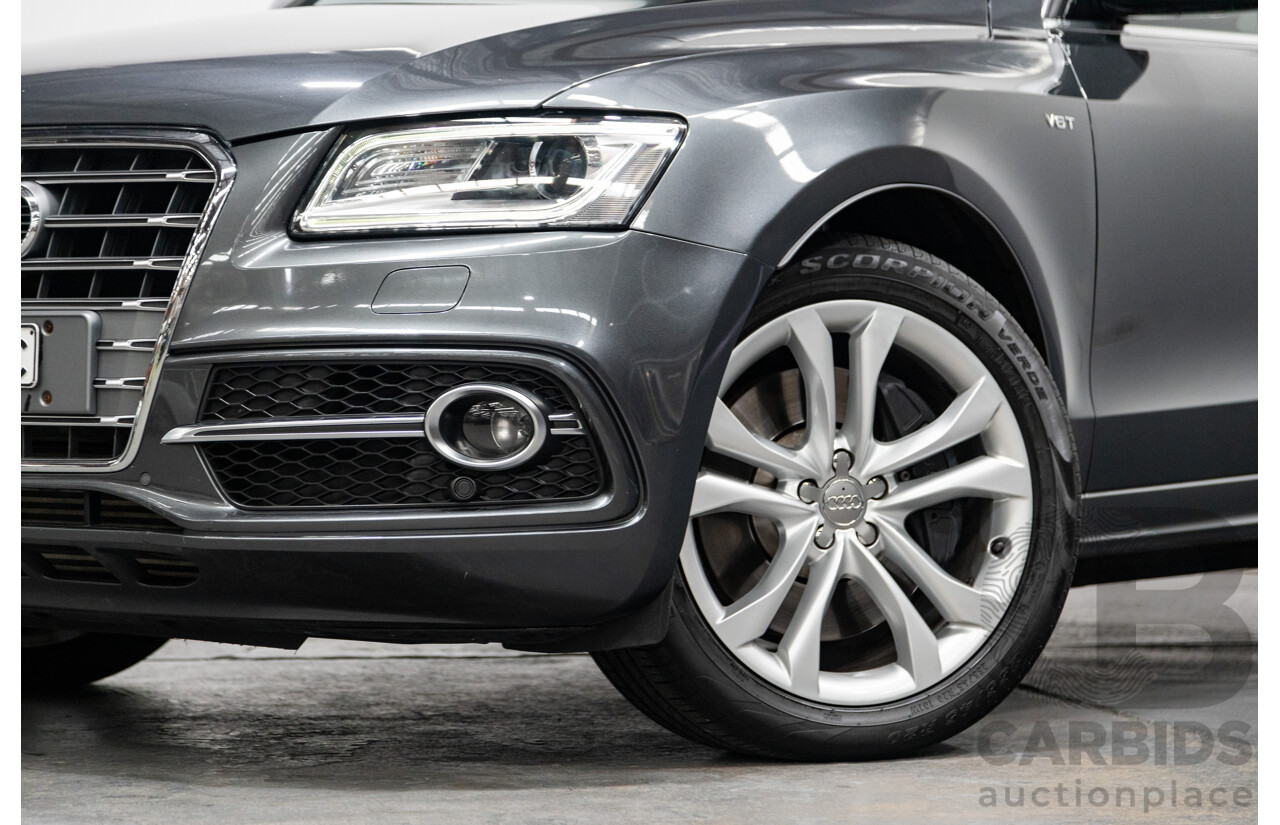 04/2015 Audi SQ5 3.0 TDI Quattro (AWD) 8R MY15 5D Wagon Metallic Grey Turbo Diesel V6 3.0L