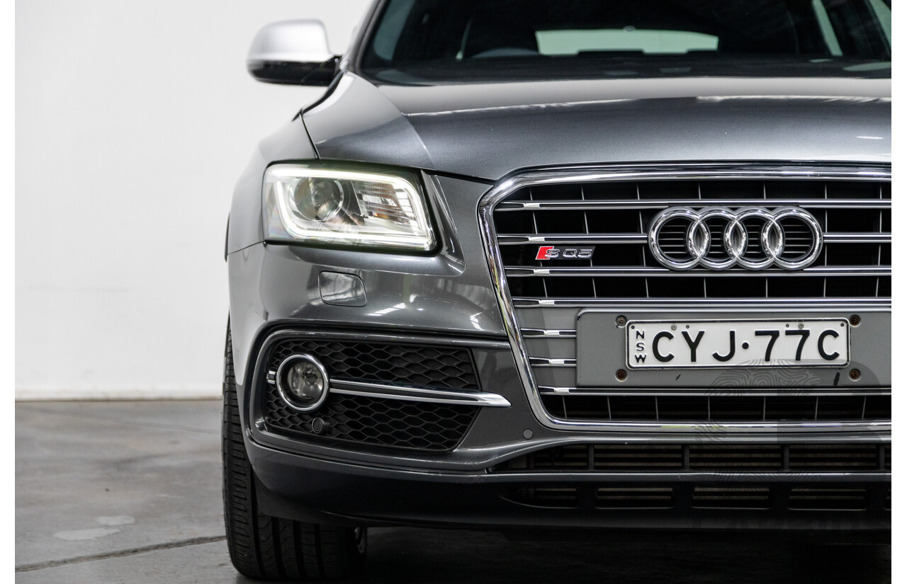 04/2015 Audi SQ5 3.0 TDI Quattro (AWD) 8R MY15 5D Wagon Metallic Grey Turbo Diesel V6 3.0L
