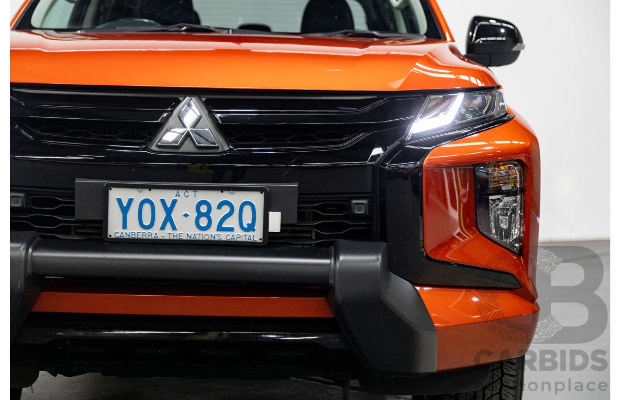 10/2020 Mitsubishi Triton GSR (4x4) MR MY20 Double Cab P/Up Sunflare Orange Turbo Diesel 2.4L