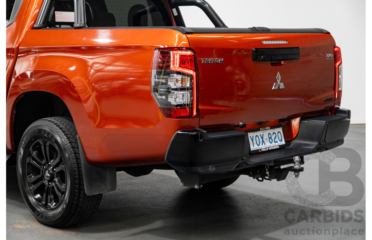 10/2020 Mitsubishi Triton GSR (4x4) MR MY20 Double Cab P/Up Sunflare Orange Turbo Diesel 2.4L