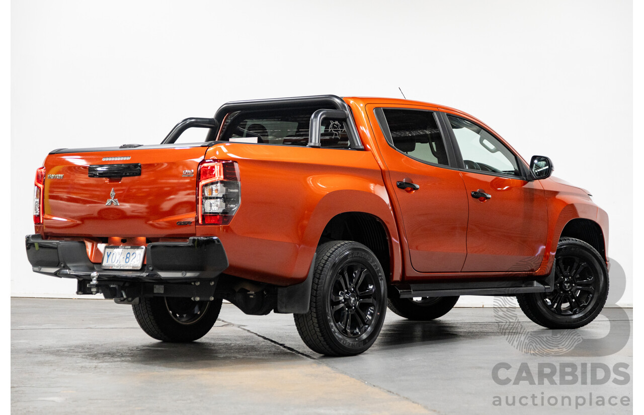 10/2020 Mitsubishi Triton GSR (4x4) MR MY20 Double Cab P/Up Sunflare Orange Turbo Diesel 2.4L