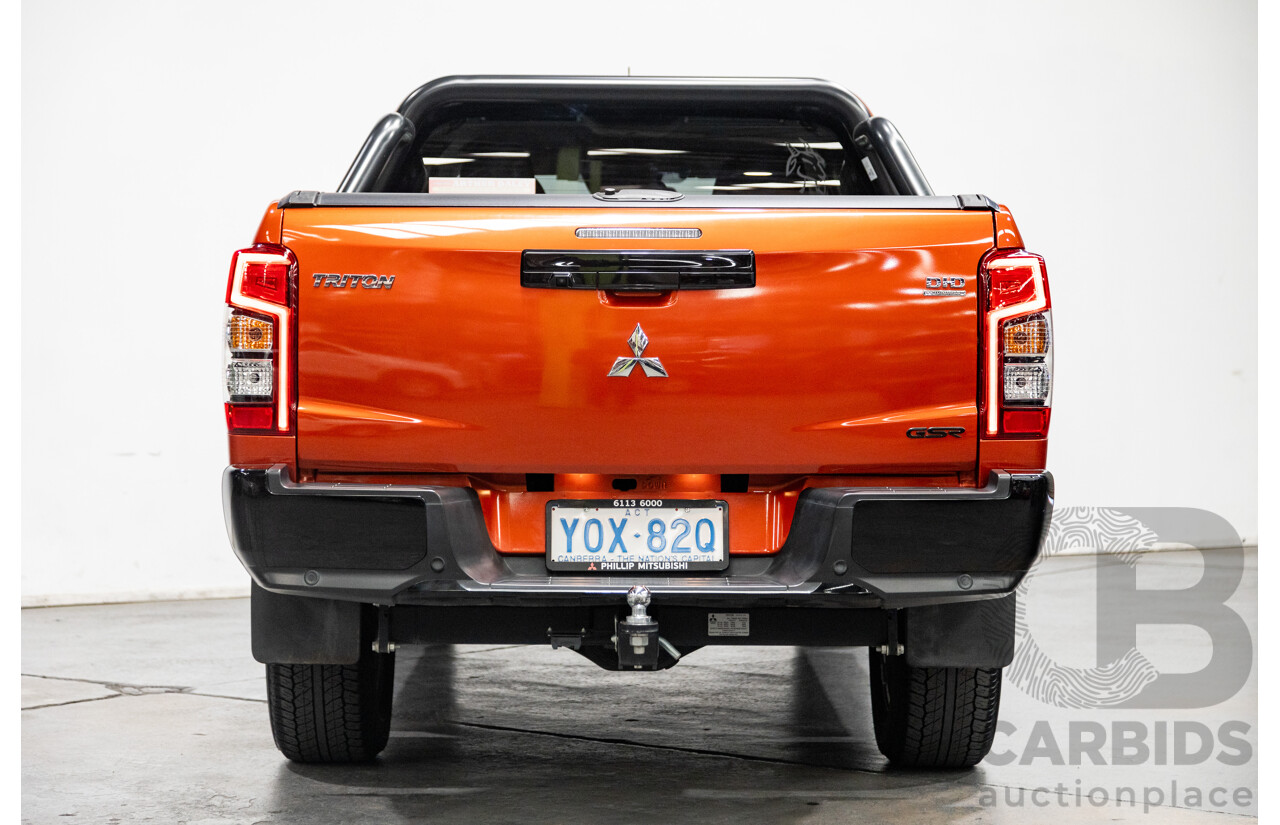 10/2020 Mitsubishi Triton GSR (4x4) MR MY20 Double Cab P/Up Sunflare Orange Turbo Diesel 2.4L