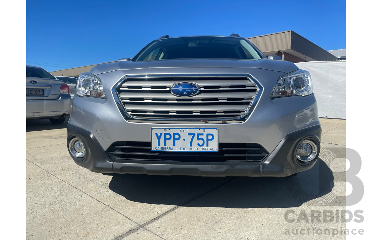 02/2015 Subaru Outback 2.0D AWD AWD MY15 4D Wagon Silver 2.0L