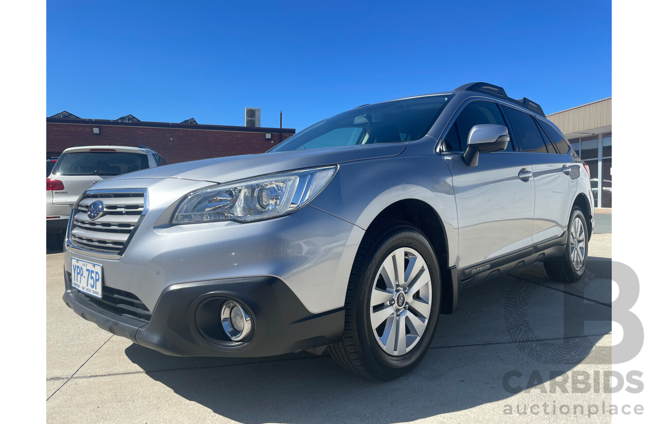 02/2015 Subaru Outback 2.0D AWD AWD MY15 4D Wagon Silver 2.0L