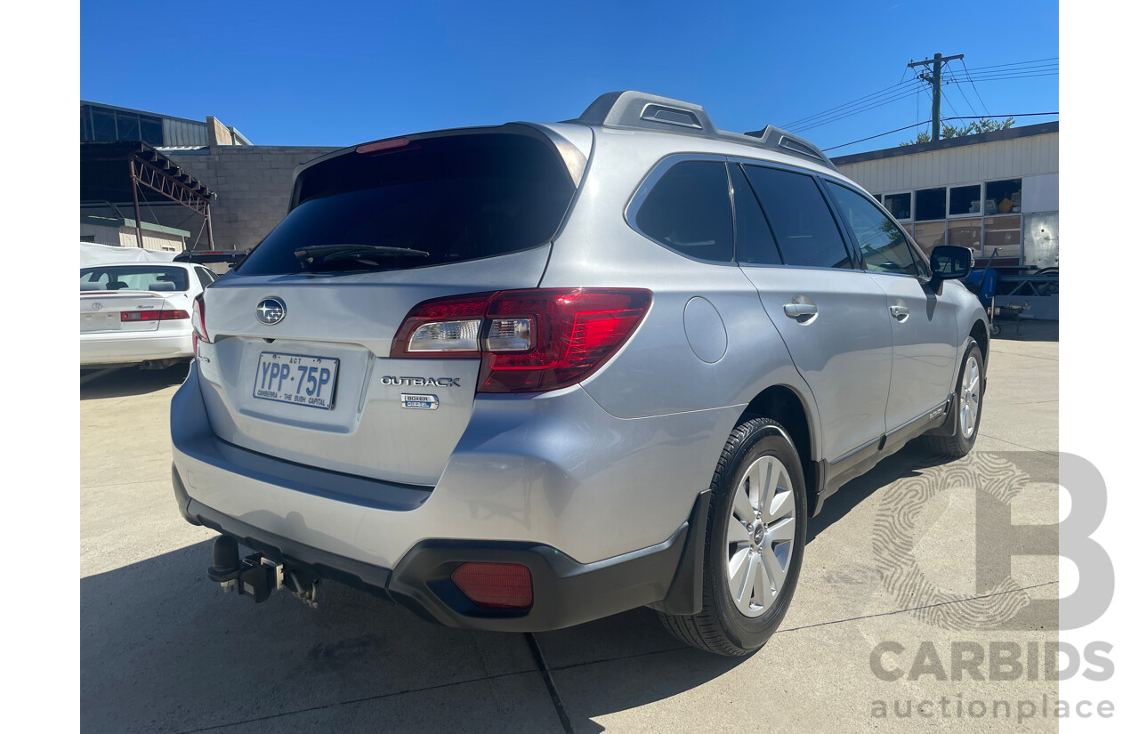 02/2015 Subaru Outback 2.0D AWD AWD MY15 4D Wagon Silver 2.0L