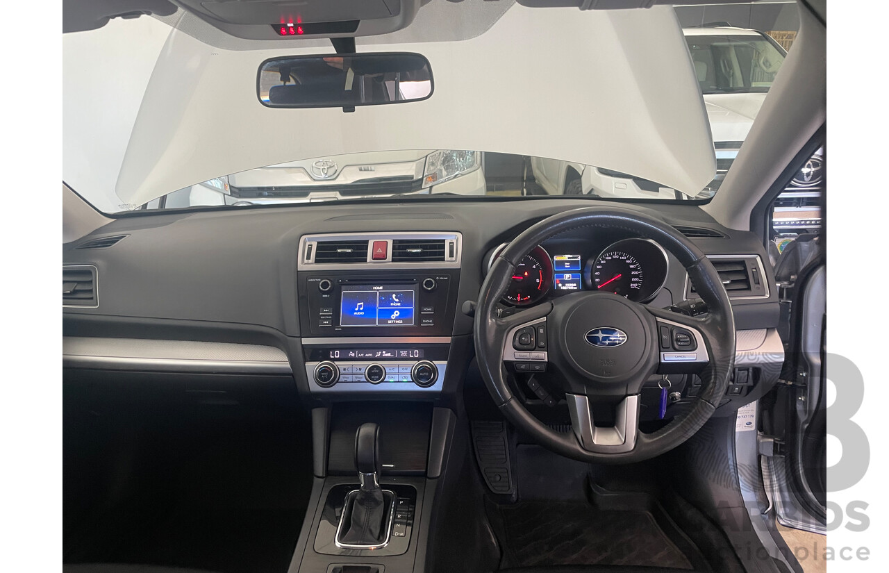 02/2015 Subaru Outback 2.0D AWD AWD MY15 4D Wagon Silver 2.0L