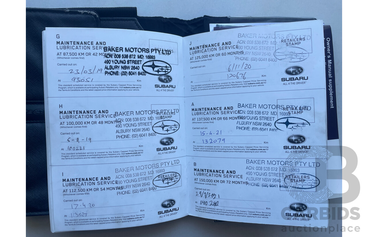 02/2015 Subaru Outback 2.0D AWD AWD MY15 4D Wagon Silver 2.0L