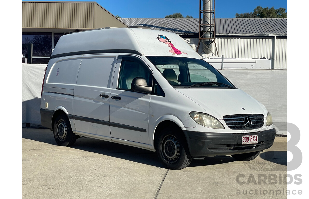 9/2005 Mercedes-Benz Vito 109cdi LONG Hi-Roof  4d Van White 2.1L - Campervan