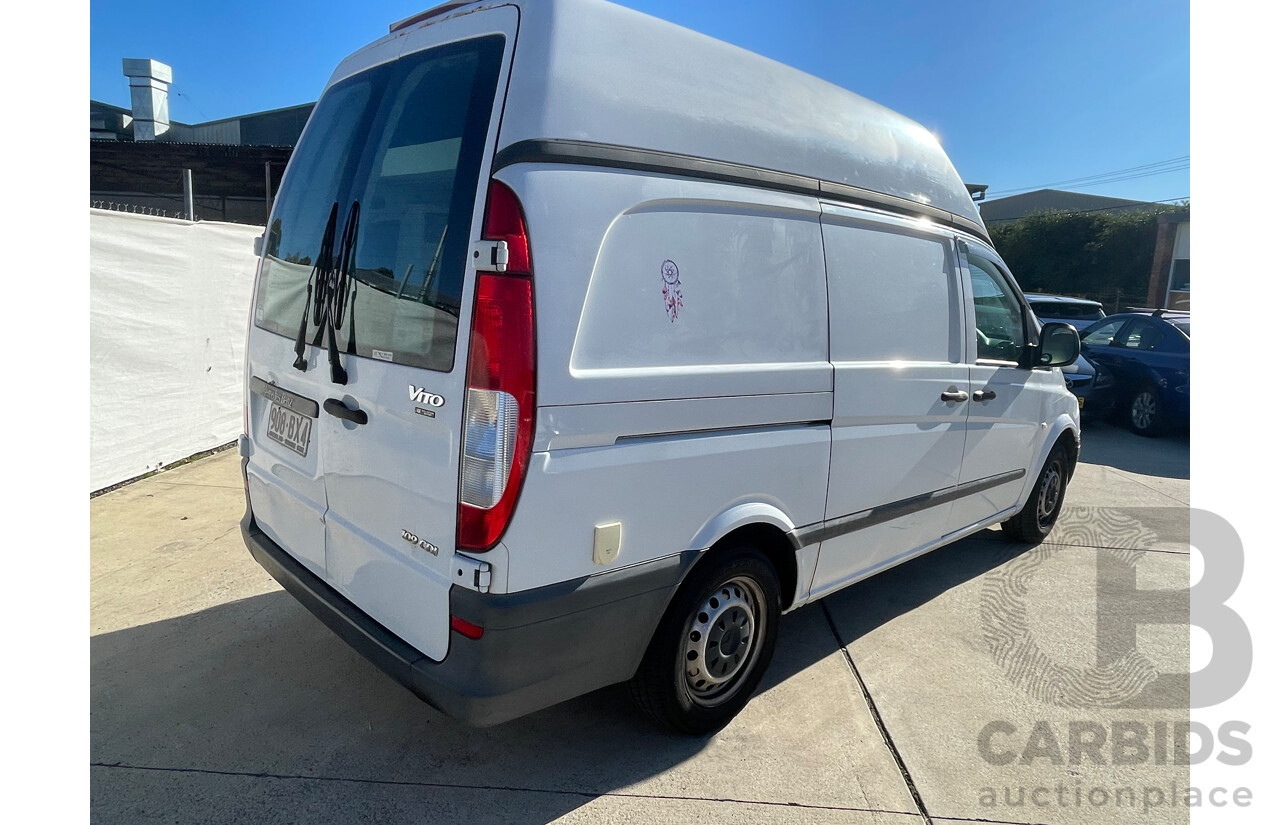 9/2005 Mercedes-Benz Vito 109cdi LONG Hi-Roof  4d Van White 2.1L - Campervan