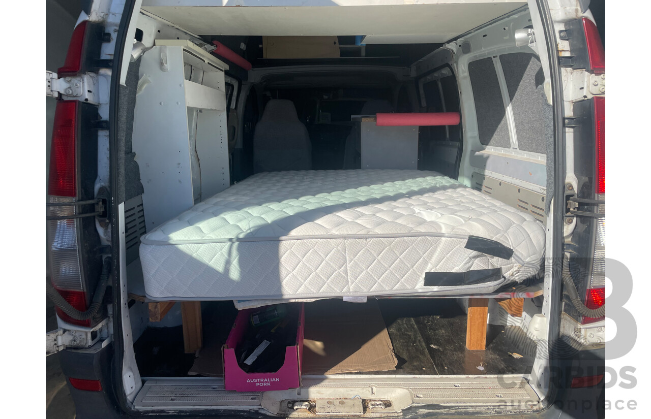 9/2005 Mercedes-Benz Vito 109cdi LONG Hi-Roof  4d Van White 2.1L - Campervan