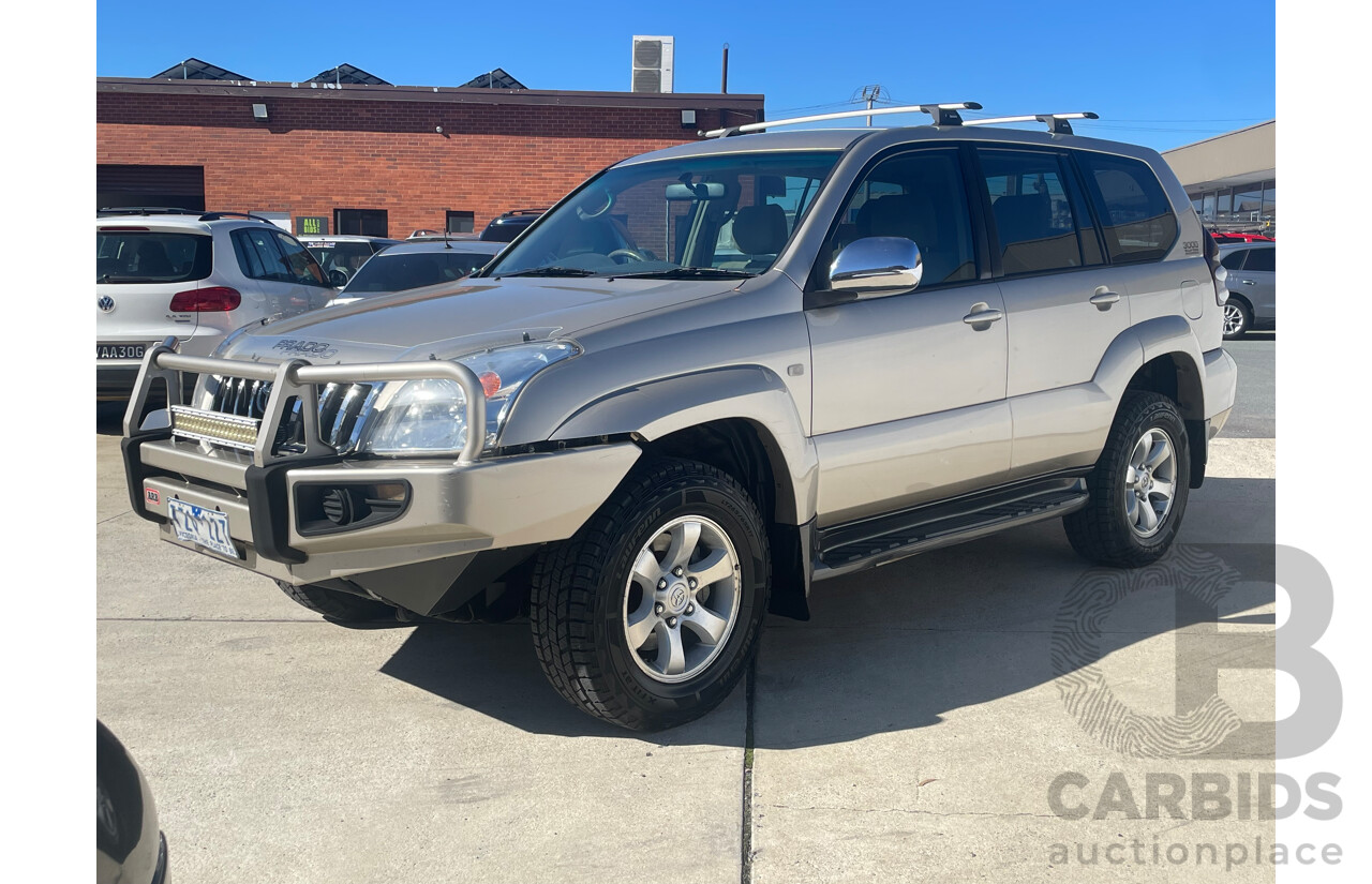 10/2005 Toyota Landcruiser Prado GXL (4x4) KZJ120R 4d Wagon Gold 3.0L