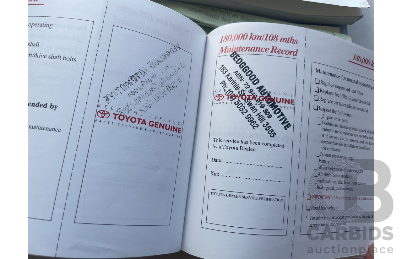 10/2005 Toyota Landcruiser Prado GXL (4x4) KZJ120R 4d Wagon Gold 3.0L