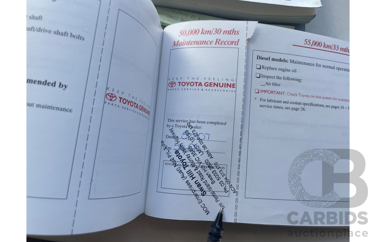 10/2005 Toyota Landcruiser Prado GXL (4x4) KZJ120R 4d Wagon Gold 3.0L