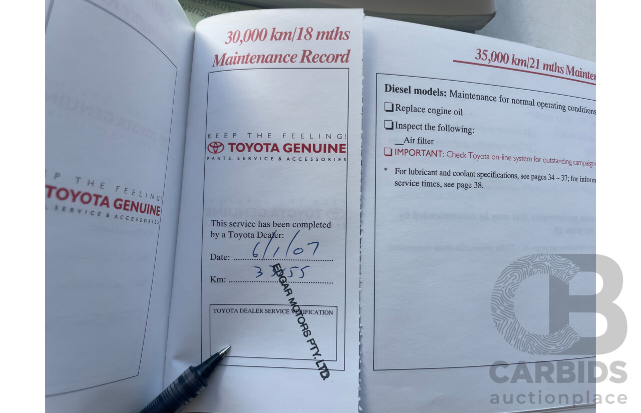 10/2005 Toyota Landcruiser Prado GXL (4x4) KZJ120R 4d Wagon Gold 3.0L